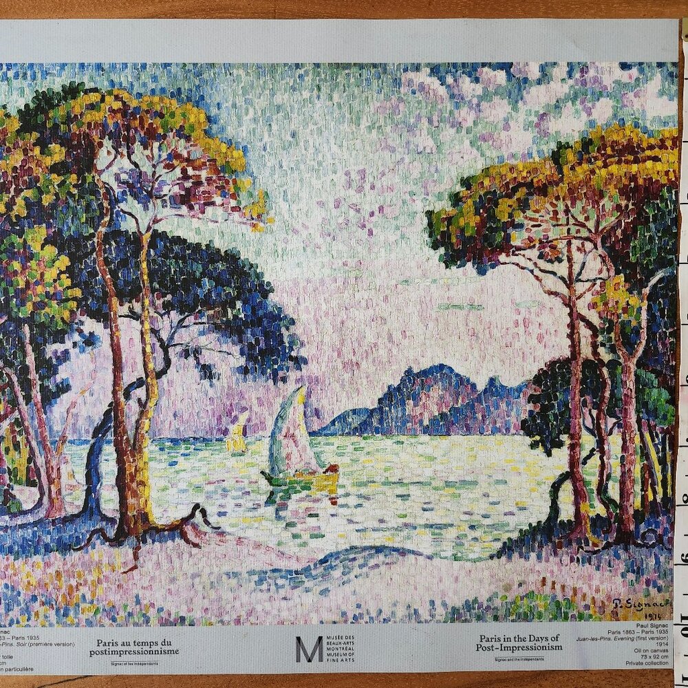 Printemps on vinyl canvas Paul Signac